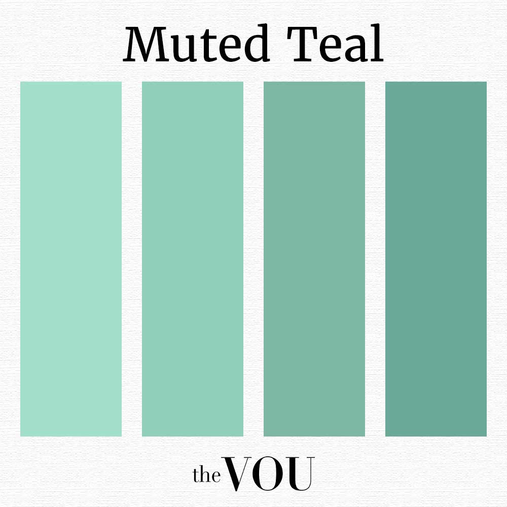 Muted Teal Colour