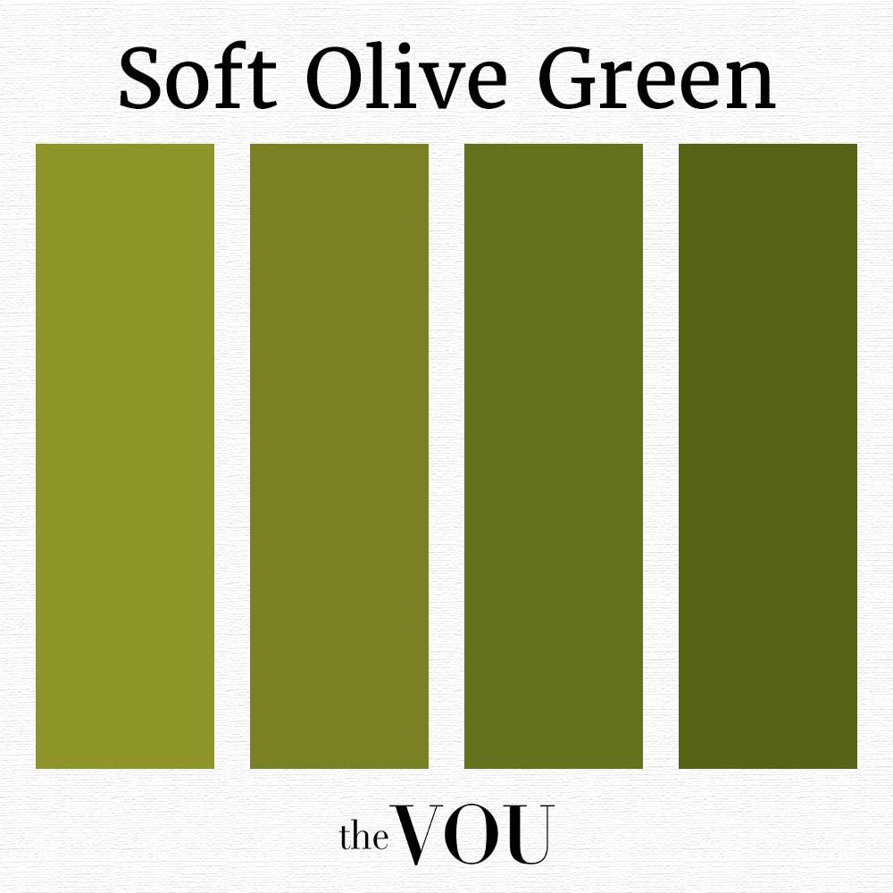 Soft olive green